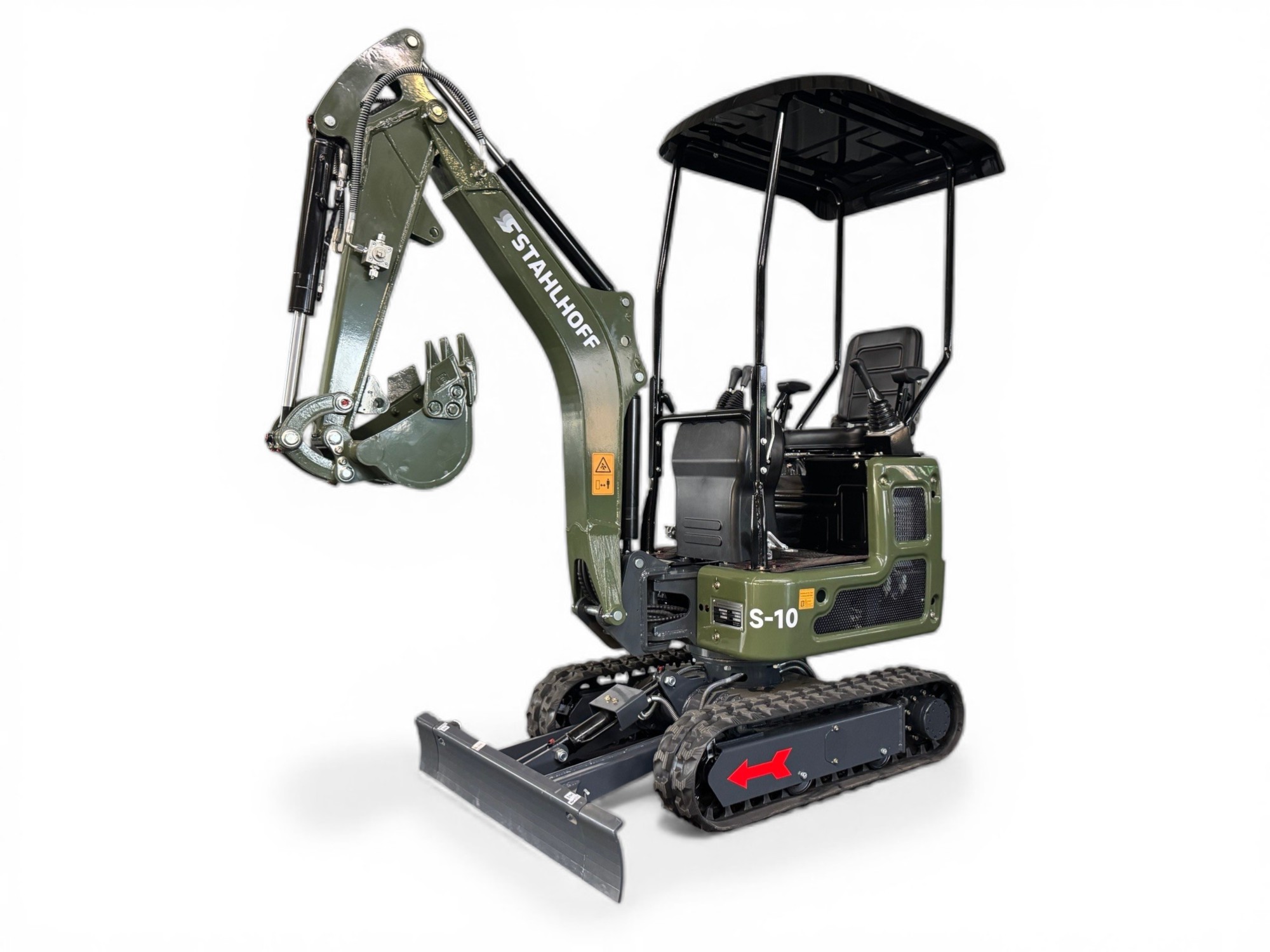 Stahlhoff Minibagger S-10 in der Produktansicht