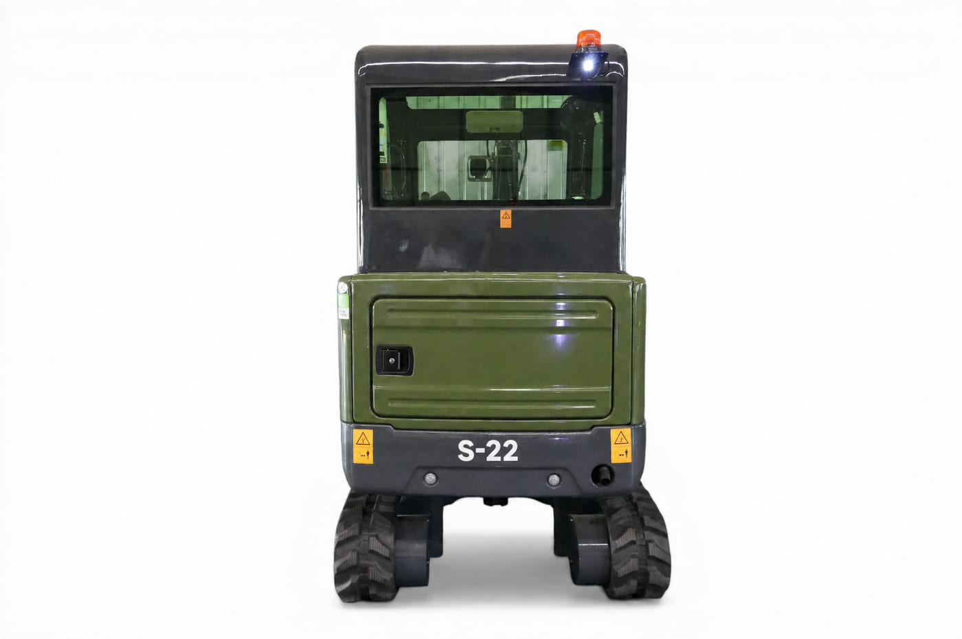 Stahlhoff S-22 von hinten – kompakter Heckschwenkradius