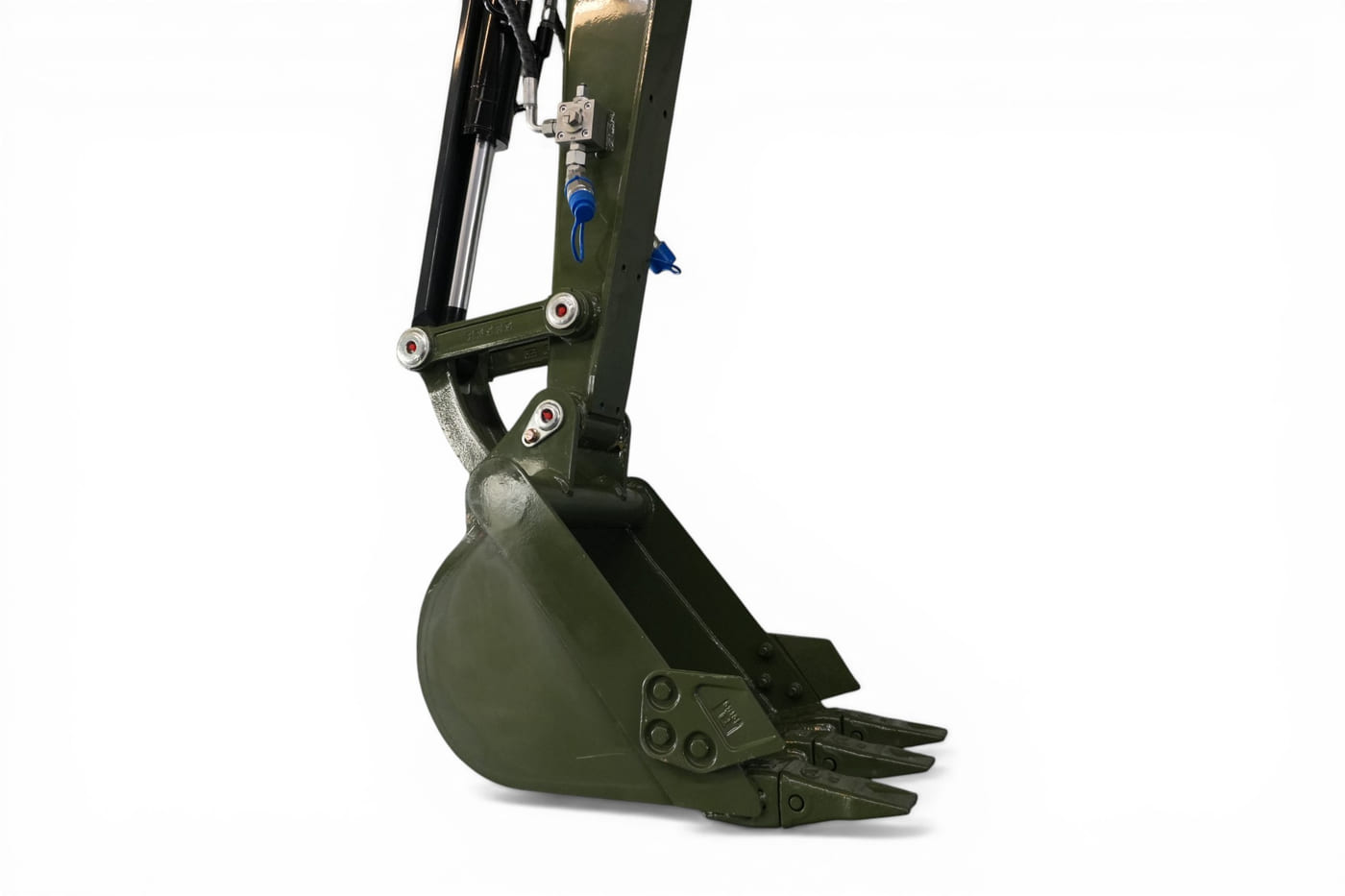 Tieflöffel mit Zahnleiste am Löffelstiel des Stahlhoff S-22